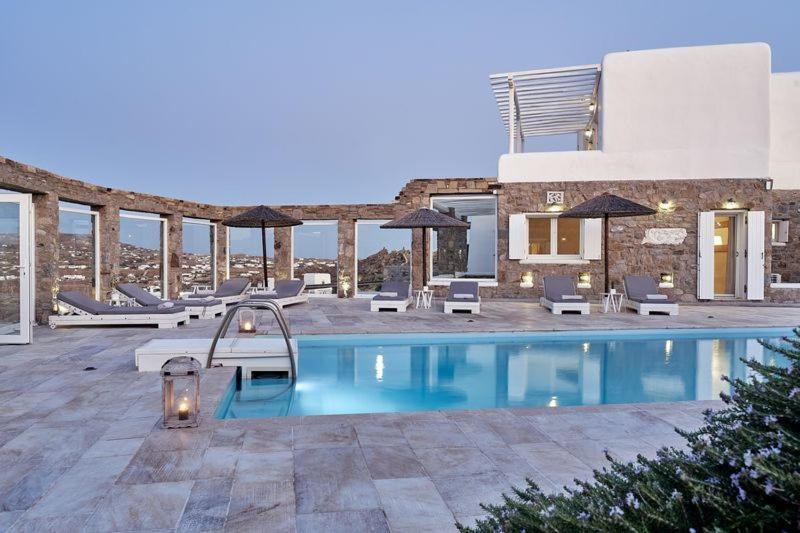 Villa Petrolefko By Ethos Hospitality Ornos  Ngoại thất bức ảnh